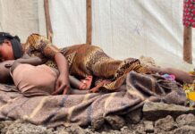 LES SINISTRÉS DU VOLCAN NYIRAGONGO À KIBATI RACONTENT L’HISTOIRE DE LA VIE DU CAMP