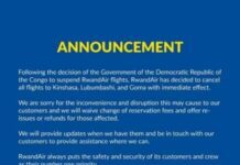 REACTION DE PAUL KAGAME- LUI AUSSI ANNULLE LE RWANDAIR EN RDC