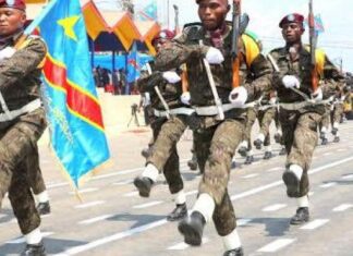 KINSHASA: LES GARDENT REPUBLICAINS EN COLERE