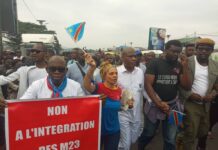 MARCHE DES MOUVEMENTS CITOYENS EN SOUTIEN AUX FARDC