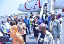 URGENT: OLIVE LEMBE INAUGURE DEUX AVIONS BOEING À KINGAKATI