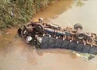 UN ACCIDENT DE CIRCULATION APRES L’ENTREE DE KWILU NGONGO SUR LE PONT