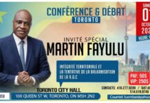 URGENT: MARTIN FAYULU AU CNADA