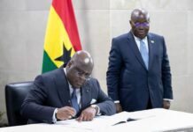 FELIX TSHILOMBO AU GHANA, QUELLE BETISE ENCORE SOUS SES LEVRES?