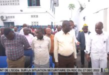 PONT DE L’ECiDé SUR LA SITUATION SÉCURITAIRE EN RDC DU MARDI 17 DÉCEMBRE 2022