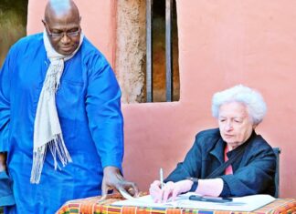 Yellen visits the former slave trade center in Senegal
