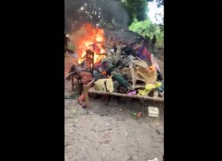 VOICI LES PREUVES QUI MONTRENT SUR NOIR ET BLANC QUE LES EAC BRULENT LES FARDC