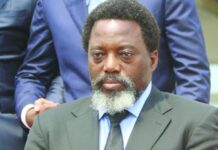 Joseph Kabila en reunion en Afrique du Sud