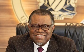 Hage Gottfried Geingob, Président de la République de Namibie et Président de l’Organe de la SADC sur L’EST de la RDC
