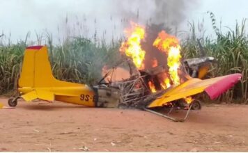Tension à la sucrière de Kwilu-Ngongo : les coupeurs de canne à sucre brûlent l’avion servant d’épandage