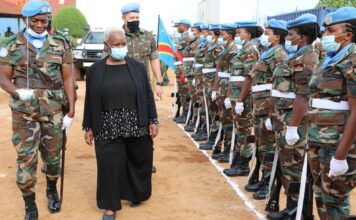 GOMA: FB Fabba mobilise les mamans pour le depart de la MONUSCO