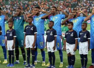 “Congo Players Protest Against Armed Violence in Their Country Before Africa Cup Game”