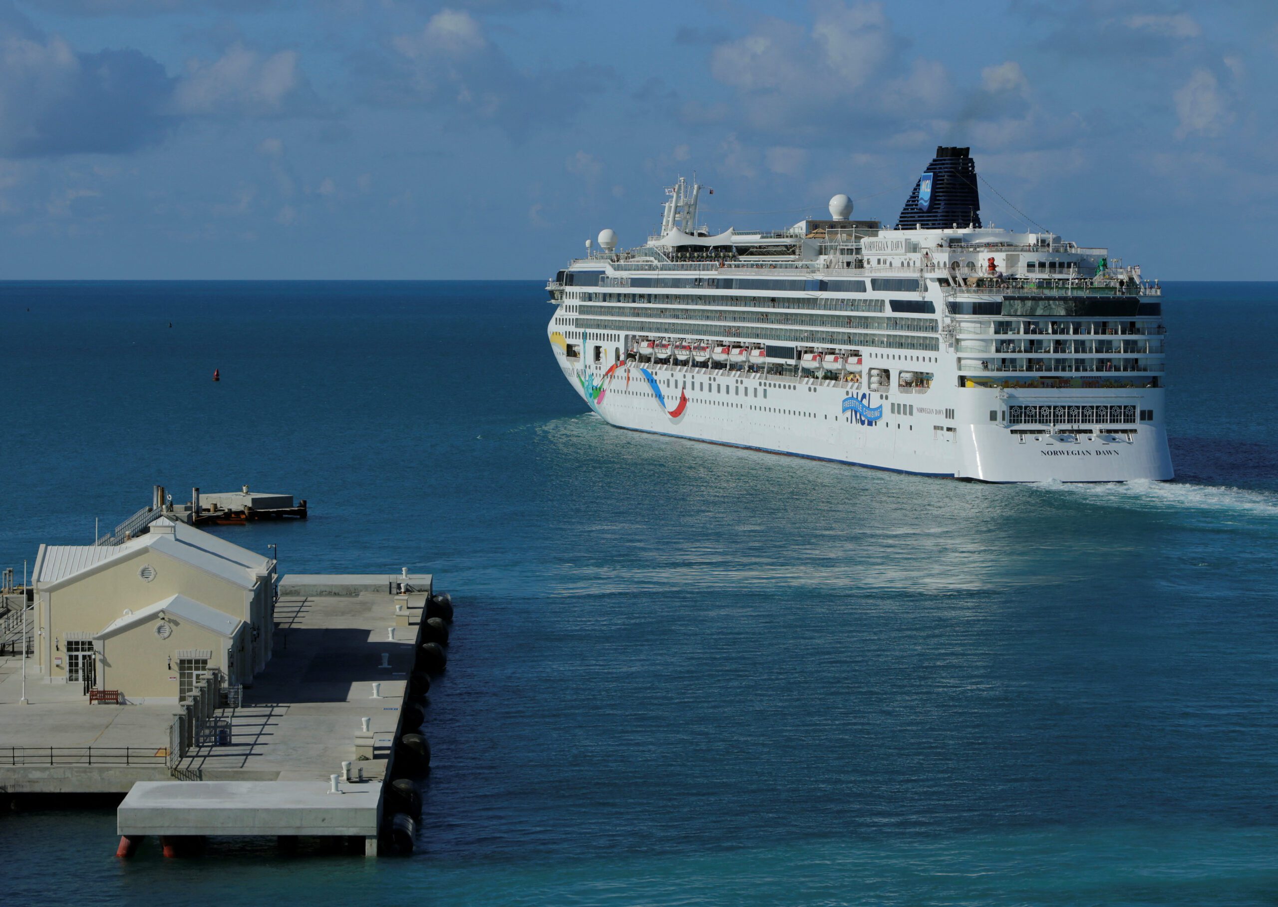 Mauritius Clears Norwegian Dawn to Dock After Cholera Scare