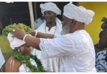 “Controversy Erupts: 63-Year-Old Traditional Ghanaian Priest Weds 12-Year-Old”
