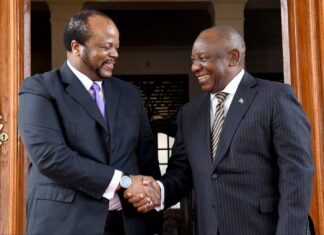 King Mswati III Attends President Ramaphosa’s Inauguration in South Africa
