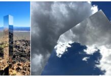 Un autre « monolithe alien » apparaît mystérieusement au sommet d’une colline.