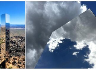 Un autre « monolithe alien » apparaît mystérieusement au sommet d’une colline.