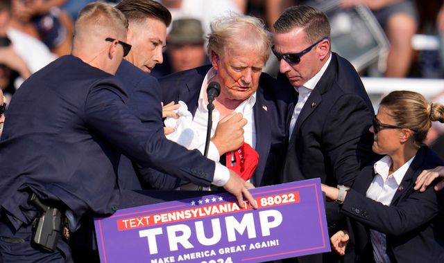 Gunshots Reportedly Fired at Donald Trump Rally; Former President Rushed Off Stage