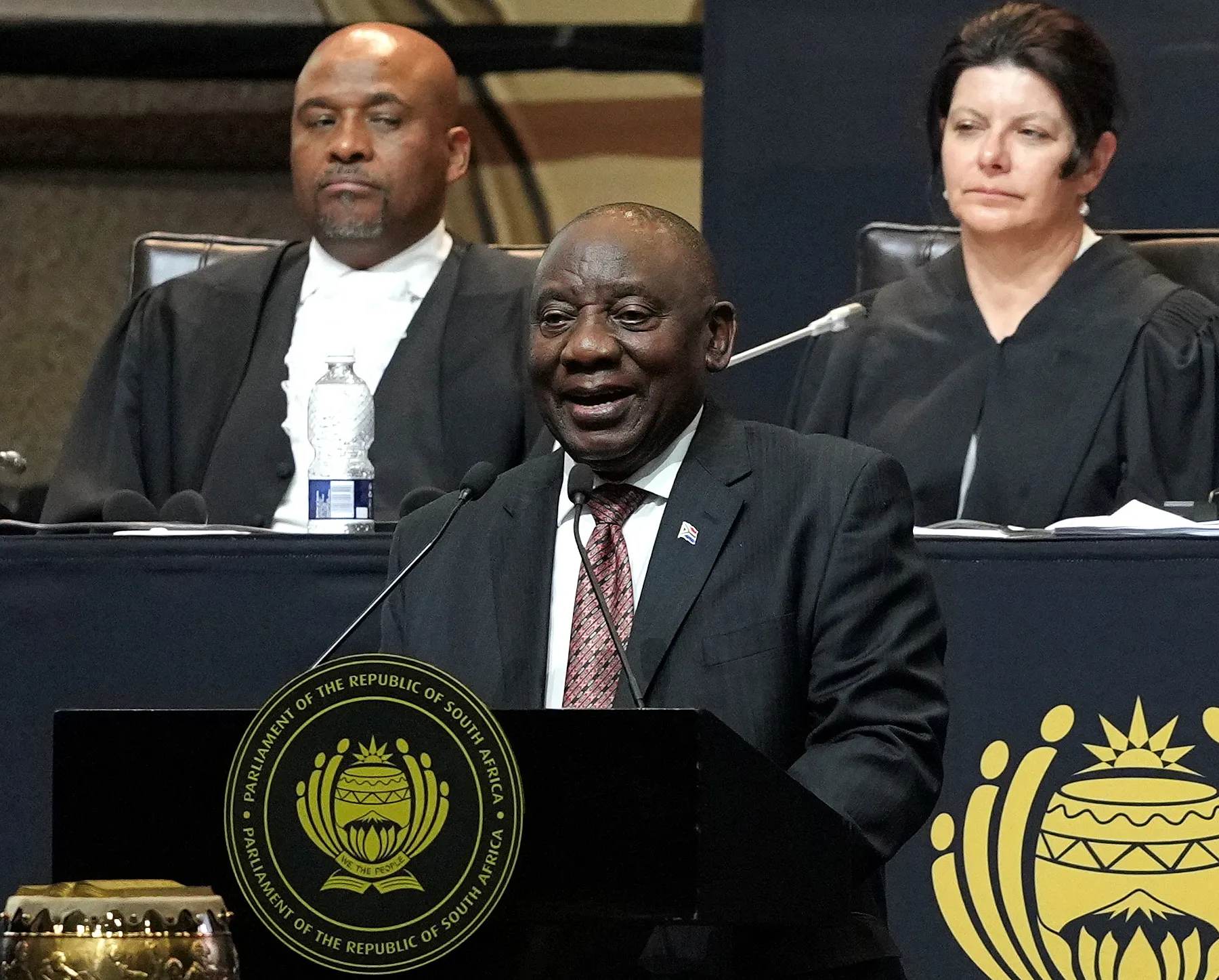 South African President Cyril Ramaphosa Opens New Parliament Following Historic Election