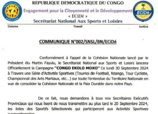**ECIDE – COMMUNIQUÉ N°002/SNSL/BN/ECiDé**.