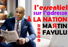 Les Points pertinents du discours du President Élu Martin Fayulu