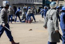 Zimbabwe Police Arrest 95 Protesters Amid Calls for Mnangagwa’s Resignation