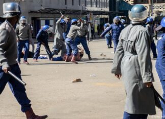 Zimbabwe Police Arrest 95 Protesters Amid Calls for Mnangagwa’s Resignation
