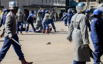 Zimbabwe Police Arrest 95 Protesters Amid Calls for Mnangagwa’s Resignation