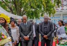 Martin Fayulu s’est rendu aujourd’hui aux funérailles de l’un des militants de l’ECiDé.