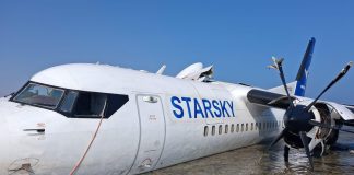 Somali pilot praised after safely crash-landing faulty passenger plane