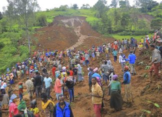 Floods and landslides kill at least 30 in southern Ethiopia