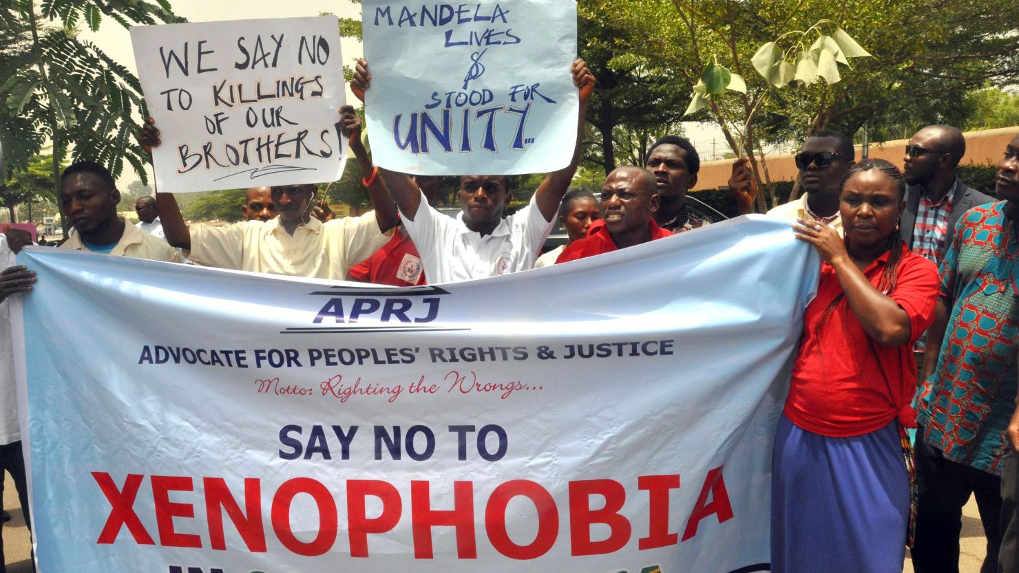 Nigeria urges citizens in South Africa to stay alert after anti-immigration protest turns violent