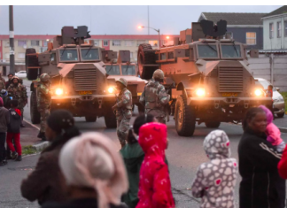 South African troops deployed to crime hotspots to combat gangs and violence