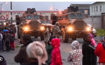 South African troops deployed to crime hotspots to combat gangs and violence