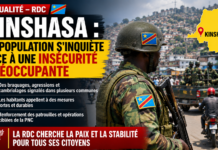 Insécurité à Kinshasa : la population appelle à des mesures fortes face à la recrudescence de la criminalité